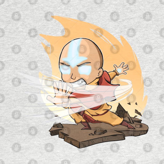 Chibi Avatar Aang by CuppaJoey
